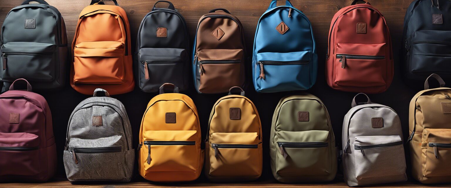 Array of budget-friendly backpacks