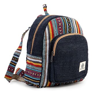 Mini Hemp Backpack Bag